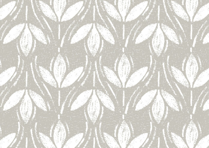 Tea Leaves, Dove Grey - Twist&Fit Roller Blind - Image 6